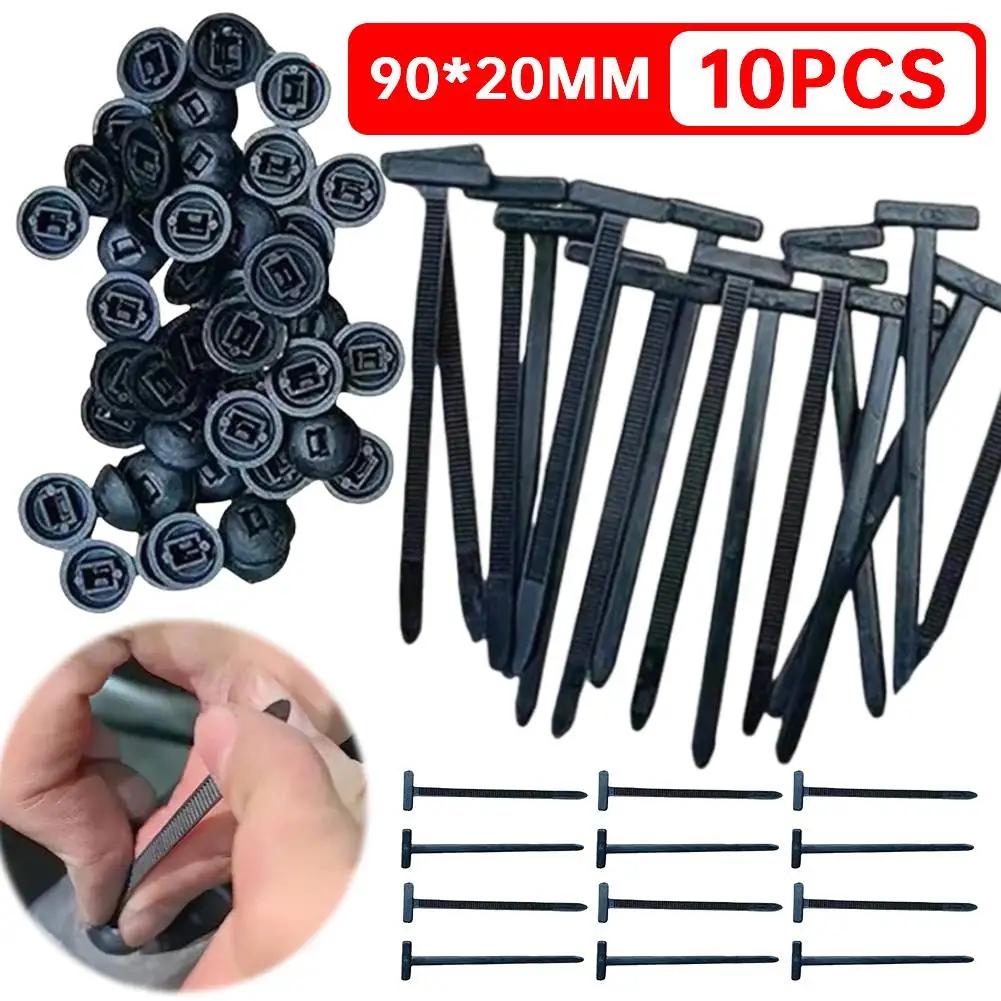 100/200Pcs Nylon Cable Zip Ties Self-Locking Heavy Duty Cable Tie Buckle Universal Zip Ties Holder Wire Tie Fastening Strap Tool