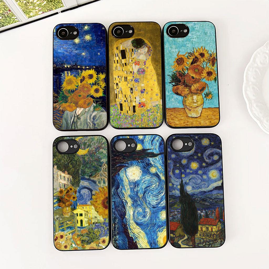 Sunflower Starry Night Van Gogh Phone Cover Case for Motorola Moto Edge 70 60 Fusion NEO Pro G Stylus G56 G96 G04 G05 20 Casing
