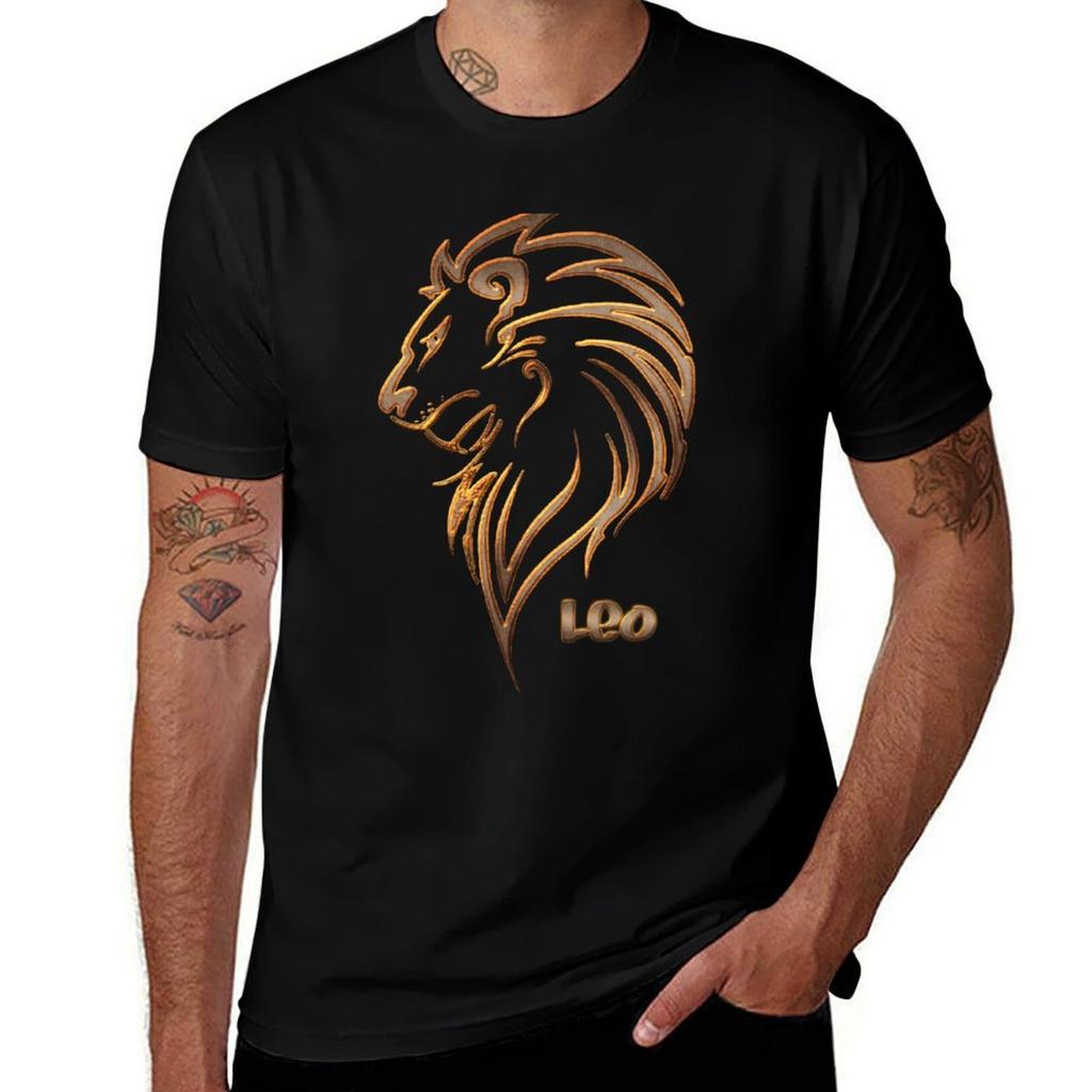 Zodiac Leo Tshirt Casual Loose Fit Short Sleeve Tshirt