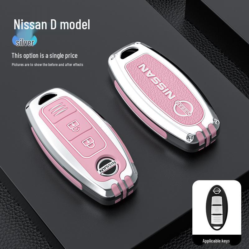Nissan Key Cover: Fits Sylphy, Teana, X-Trail, Tiida, Terra, Murano, and New Qashqai Models with Buckles