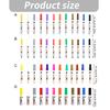 3Pcs Monument Paint Pen Sunproof Waterproof Stone Marker Pen For Writing Coloring On Tombstones Gravestone Restoration