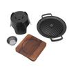 Mini BBQ Grill Set Anti Stick Food Grade Material Tabletop Grill for Traveling Picnics Camping Outdoor 1 To 2 People