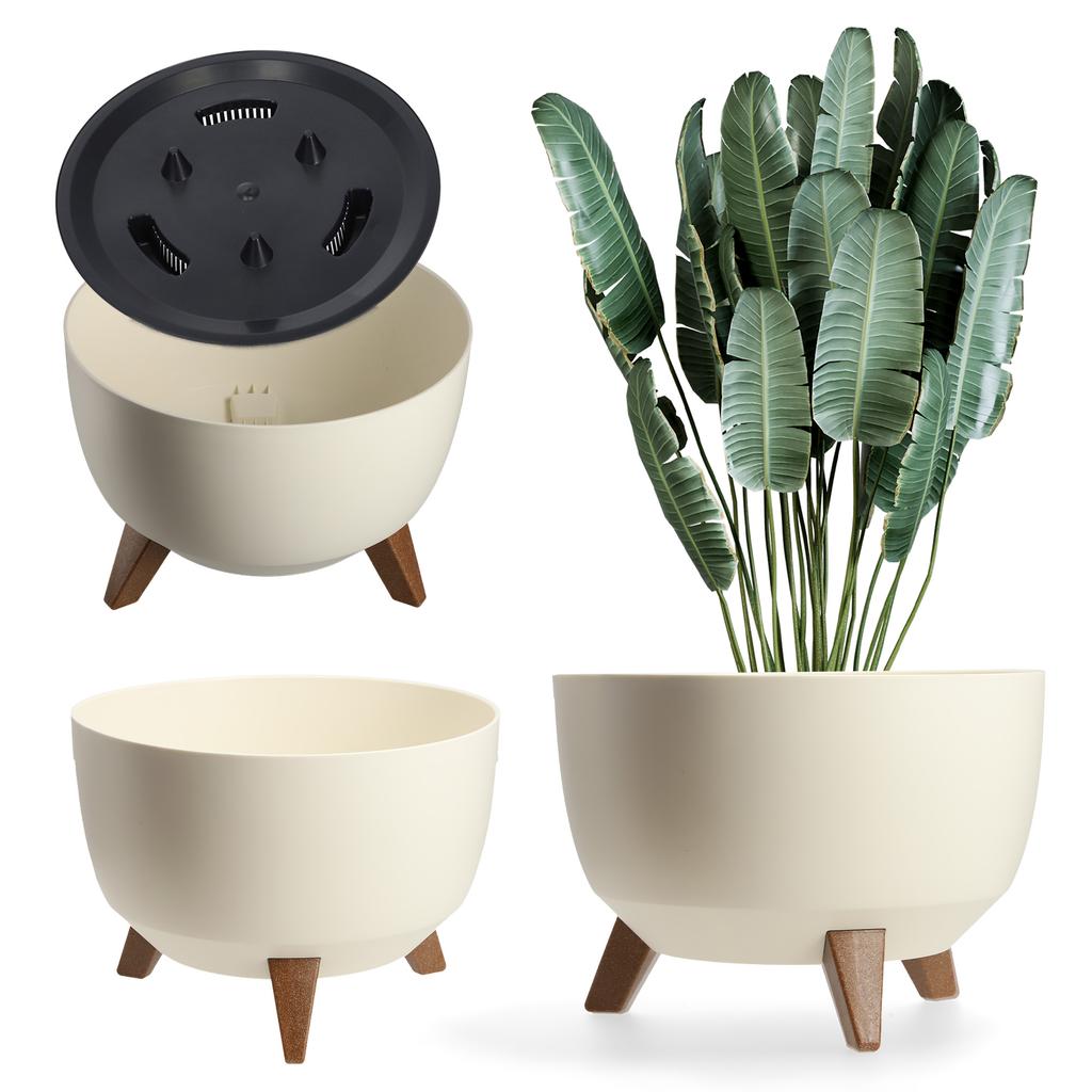 KADAX Flowerpot Flower Pot Cover + Insert Legs Flowerpot