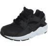 Air Huarache Run Нескользящие Устойчивые к истиранию Низкие Детские Беговые Кроссовки Черно-белые Детские 704949-011