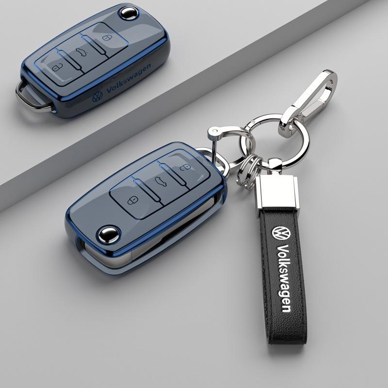 Pro VOLKSWAGEN VW Sportovní styl TPU kryt pouzdro na klíčenku auta Pro Volkswagen VW Polo Golf Passat Tiguan Beetle Caddy T5 Up