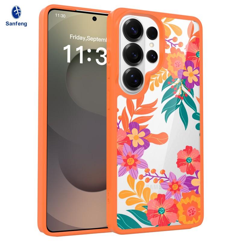 Tailor-made S26ultra Magnetic Phone Case S25 Plus Two-in-one Skin-sensitive Transparent Protective Cover