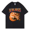 Shrimp Scoliosis Meme Tshirt Funny Y2k Aesthetic Graphic T Shirts Unisex Unisex Fashion Vintage Short Sleeve Tshirts Streetwear