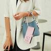 For iPhone 17 Wallet Case with Wrist Strap Love Cat Pattern Imprint Leather Phone Cover