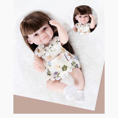 30CM Washable Lifelike Soft Hand-painted Simulation Baby Reborn Doll Children Accompany Play Doll