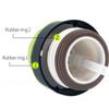 500ml Vacuum Insulated Bike Water Bottle - Stainless Steel Cycling Bottle with Straw, Double Wall Thermal Cup for Sports/Running