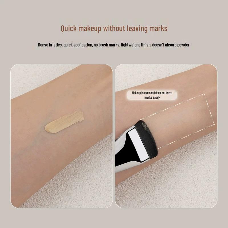 Streifenfreier Flachkopf-Foundation- und Concealer-Pinsel für einen gleichmäßigen Make-up-Auftrag