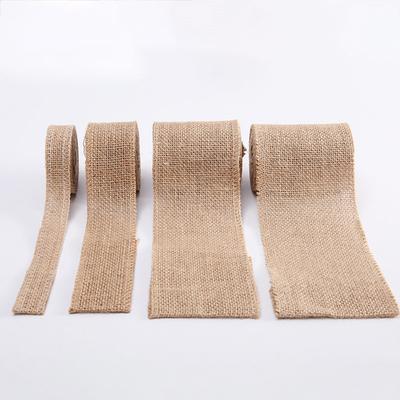 Primärfarbe Huangya Reines Leinen Rolle Seide Gurtband Hanfseil Handgefertigt DIY Weihnachten Dekorative Schleife Stoff Sisal