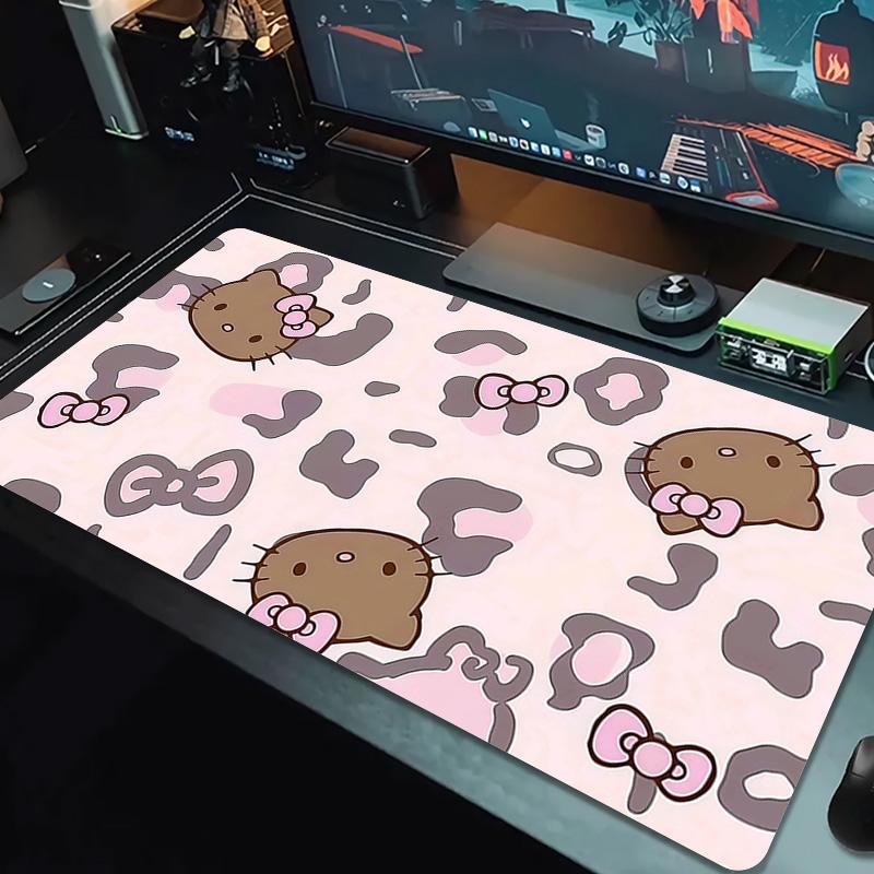 Hello Kitty2 Print Cushion Non-slip Laptop Tablet Big Mousepad XXL Mat Mini PC Playmat With Lock edge