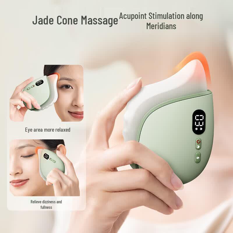 Koai Elements Jade Snail Multi-function Gua Sha Massager CN plug (adapter included)