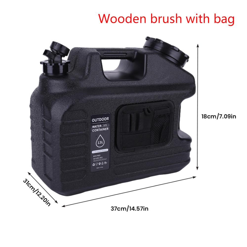 13L Camping Water Jug Removable Spigot Water Carrier Portable for Outdoor Hiking Camping Home Use