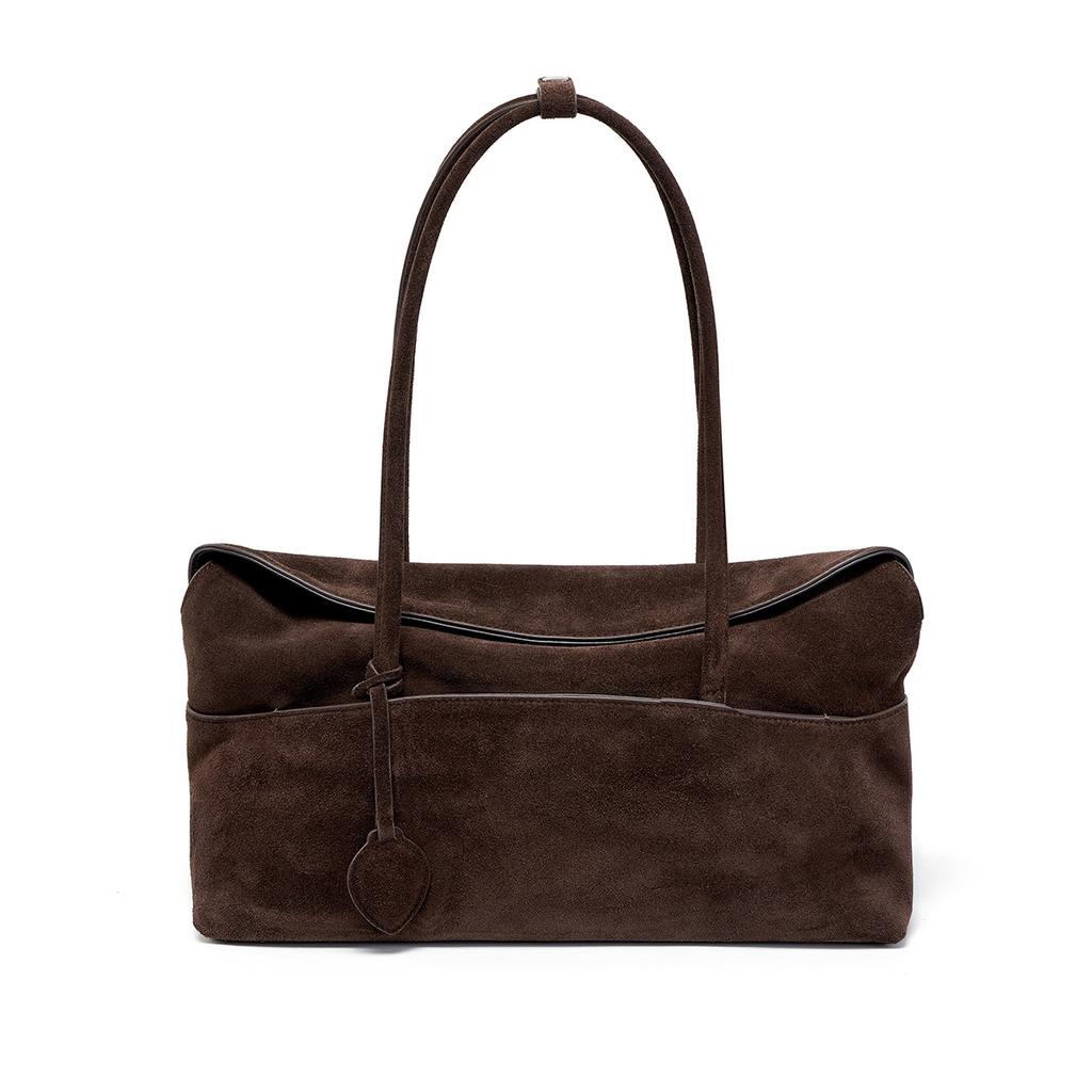 Autumn and winter matte suede pillow bag women's retro messenger bag commuter versatile underarm portable shoulder bag