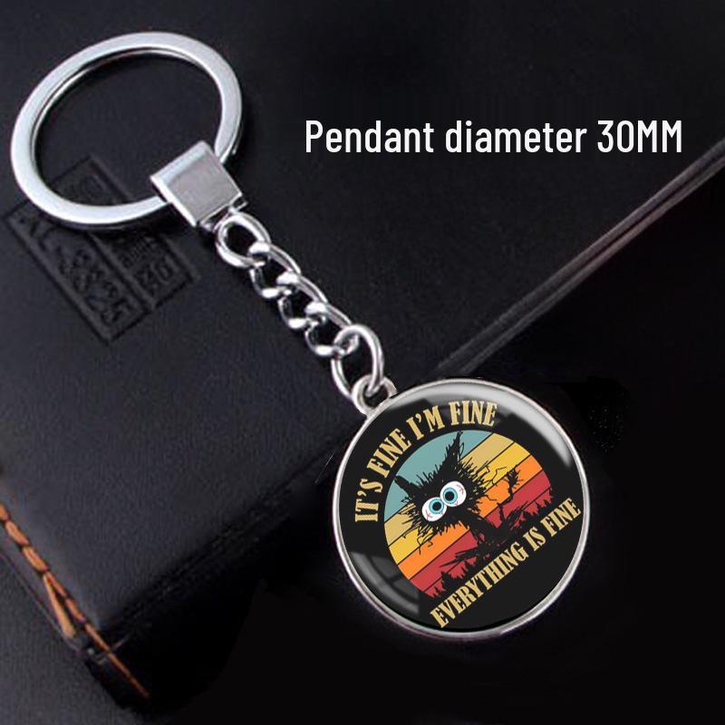 Elmo Emotional Support Animal Keychain Bag Pendant
