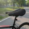 Motorcycle Cushioned Seat Pad Cushion Honeycomb Contoured for Motorcyclists
