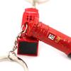 British Miniature London Model Key Ring Key Chain Souvenir Red Bus Taxi