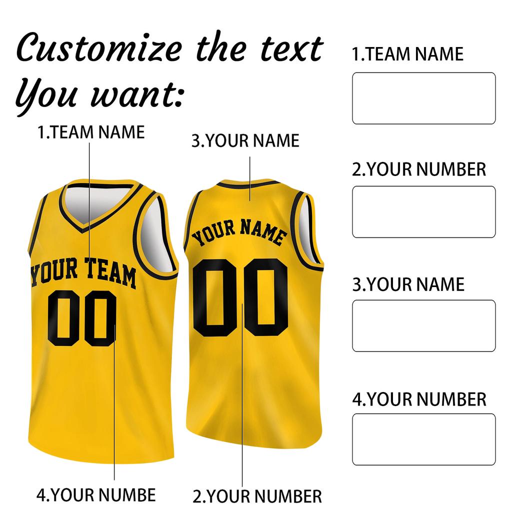 Custom Basketball Jerseys Personalized Printed Team Name & Number Sports Uniform For Men Women Youth
