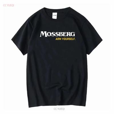 New T Shirt Mossberg Guns Firearms Logo Cotton Men's S To 5XL Long or Short Sleeves Vintage Washed Top For Everyday Wear