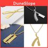 Blade And Razor Design Alloy Pendant Necklace With Electroplated Finish For Men And Women