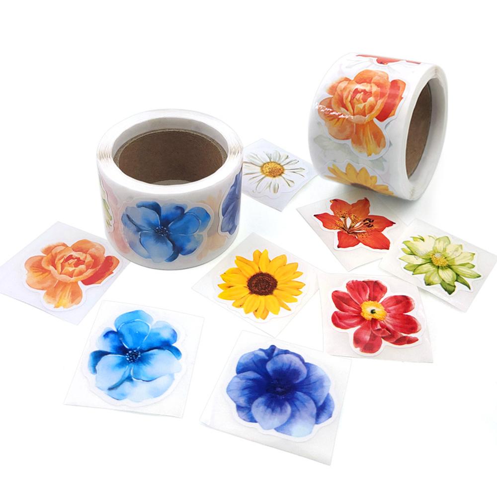 High-Quality 150Pcs/Roll High-Quality Flower High-Quality Stickers High-Quality Laptop High-Quality Guitar High-Quality Skateboard High-Quality