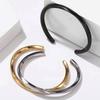Women Titanium Steel Bracelet Versatile High End and Colorfast Bracelet Silver Mobius Bracelet Stainless Steel Bracelet Jewelry