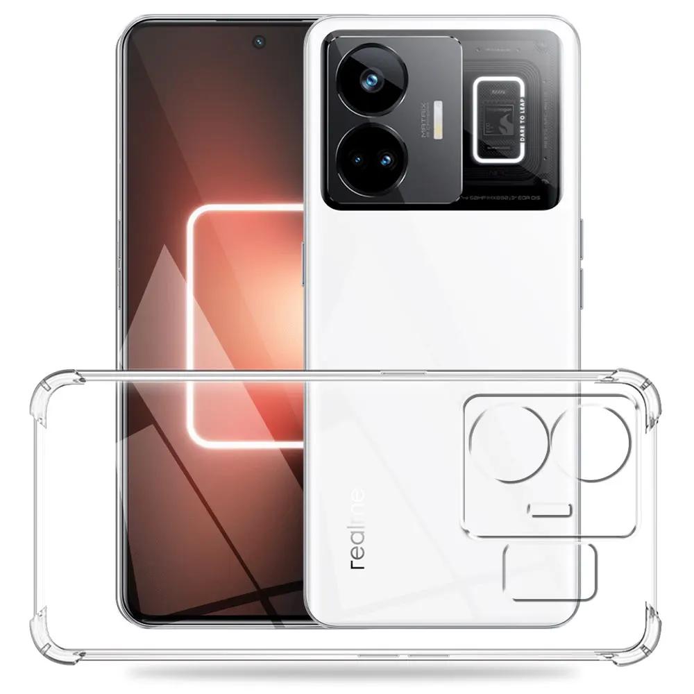 For OPPO Realme GT3 Case Clear Shockproof Silicone Soft Phone Cover Cases For Realme GT 3 Coque For Realme GT3 Transparent Funda