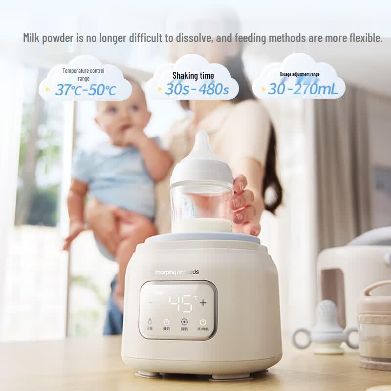 Morphy Richards 5-in-1 Babyflaschenwärmer & Shaker CN-Stecker (Adapter enthalten)