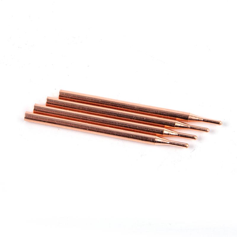 2Pcs 18650 Hand-held Spot Welder Small Lithium Battery Point Welding Pen Aluminum Oxide Copper Spot-welding Needle Electrode Tip