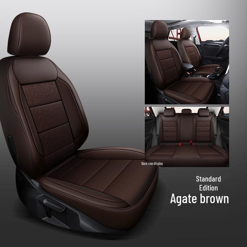 CLY Custom Leather Seat Covers for Volkswagen T-ROC: All-Season Sport Cushion Pads
