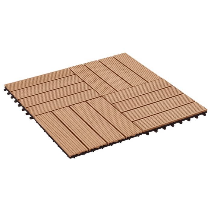 VidaXL 22x Terrace Tiles Patio Tiles Balcony Tiles Garden Tiles Floor Tiles 277801