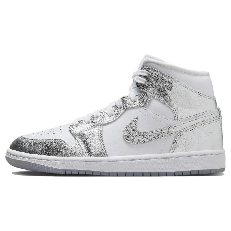 

Jordan 1 Mid SE Metallic Silver Women s Jordan FN5031-100 41
