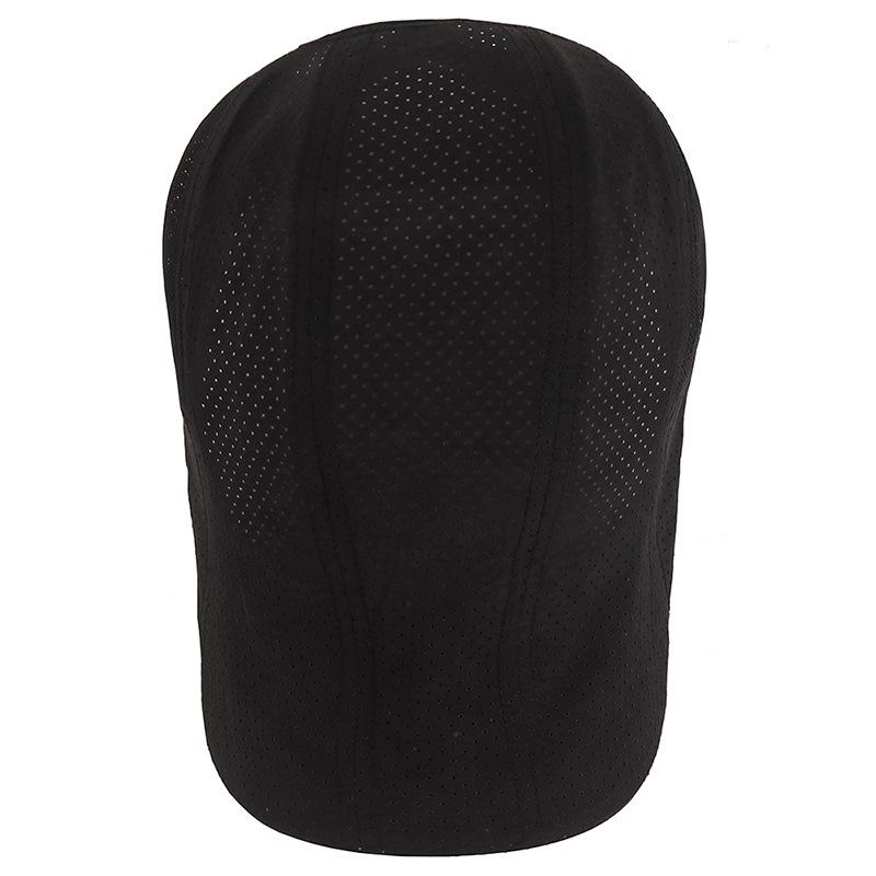Laser-punched Breathable Front Cap for Men, Adjustable Outdoor Sunshade and Sun Protection Bailey Baseball Cap
