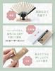 Osaka Choseido Decorative Folding 5 inches Made in Kyoto Includes Original Set with Sachet and Fan Stand Paper Box Fan, (15cm), Japan, Style,