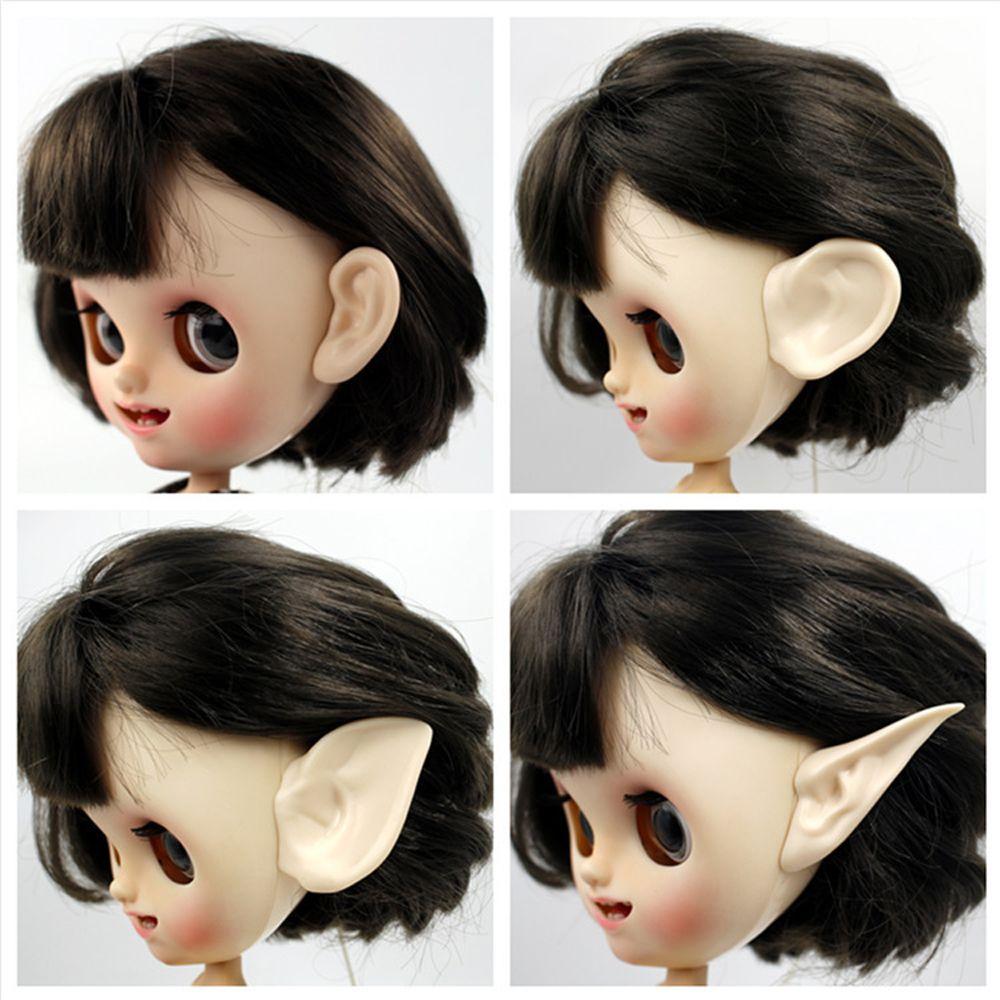 DIY Doll Artificial Ears Natural Elf Ears Tan Dark Doll Ears Blyth Doll Ears ICY Toy Ears Toy Ears