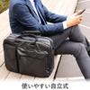 ELECOM Business Bag 3WAY Two Air Chambers Compatible with inch PC Water Repellent Carry Holder Included Black (Rucksack/Handbag/Shoulder) 15.6