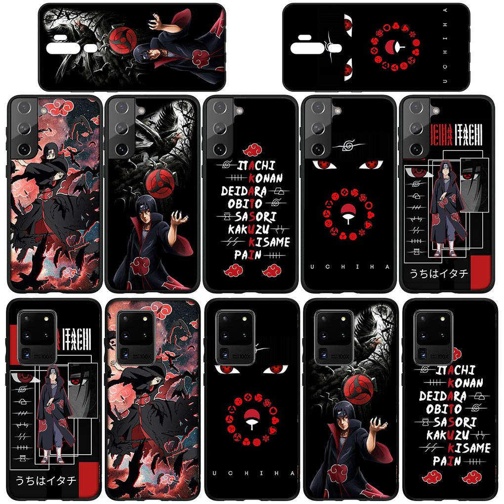 Case for Samsung Galaxy S25 S24 S23 iPhone 16 15 Xiaomi Redmi Note 14 13 12 16E 8 X 11 Pro Max XR OPPO Moto Huawei Cartoon Itachi Uchiha Naruto Cover