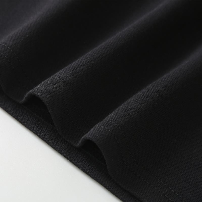 Mărimi Mari 5XL-13XL Polo Negru Oversized Bărbați Topuri de Vară Tricou Mânecă Scurtă Haine de Vară