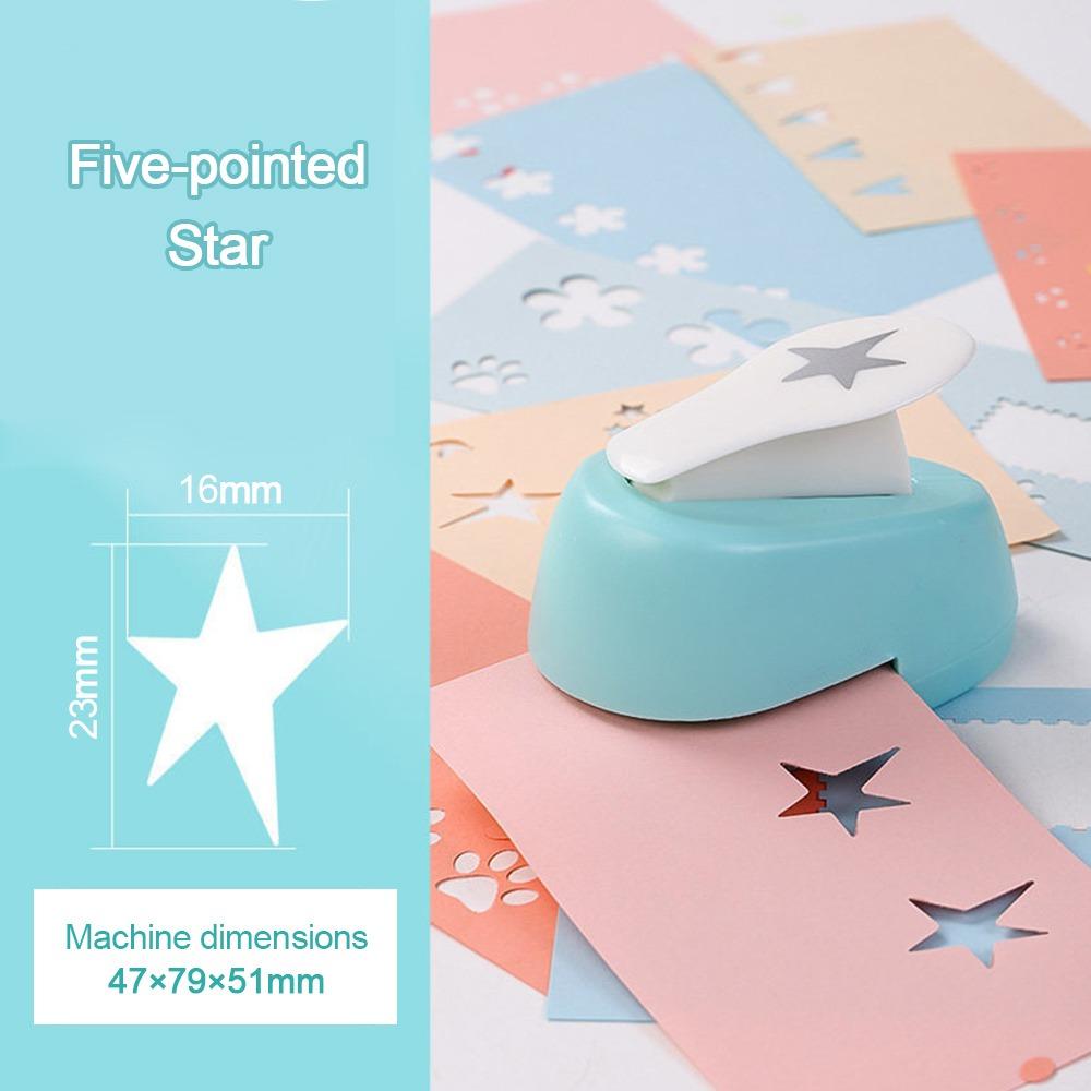 Plastic Craft Punch Hand Operated Paper Cutter Portable Hole Punch Handmade DIY