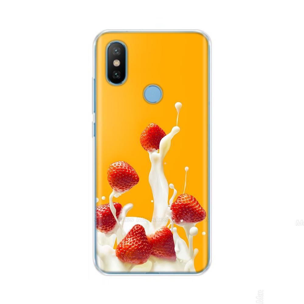 For Xiaomi Mi A2 Case Cover for Xiaomi Mi A2 Lite Transparent TPU Silicone Phone Case on Xiomi MiA2 MiA Mi A 2 lite Fundas Coque
