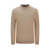 YAER Men's Autumn/Winter Hemp-Cashmere Blend Wool Sweater