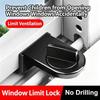 Aluminum Alloy Sliding Door And Window Lock Latch Anti-Theft Anti-Pinch Safety Lock Child And Pet Protection Bidirectional Fixer