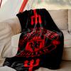 1pc Cozy Print Blanket, Manchester United Manchester City Blanket Appropriate for Home Picnic and Travel Adventures