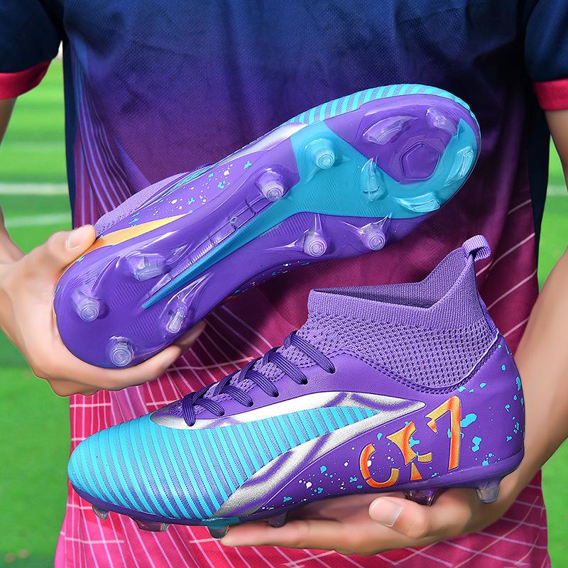 World Cup Youth Football Shoes Student Adult Made Grass Spikes Men'S And Women'S Shade Sports Training Shoes