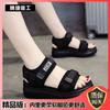 Sports Sandals Women's Soft-soled Lightweight 2025 Summer New Versatile Muffin Thick-soled Wedge Heel Flat-soled Beach Shoes