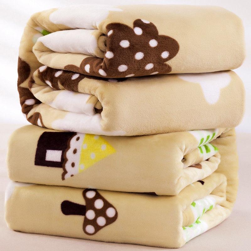 Elegant Flower Flannel Blanket Botanical Floral Printed Bed Blankets Super Soft Plush Throw Blanket for Home Sofa Couch Travel