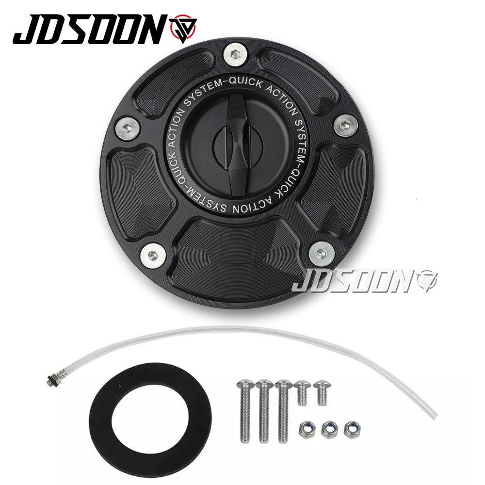 For YAMAHA YZF-R3 YZF-R6/S YZF-R7 YZF-R1 YZF R1M FZ 1 FZ6 FZ8 Quick Release Keyless CNC Fuel Tank Cap Airbox Cover Motorcycle