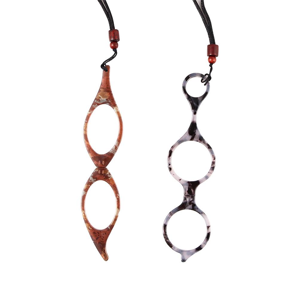 Für Partents Anhänger zum Umhängen Hals Brille Mini Seniorenbrille Lesebrille Altersweitsichtbrille